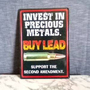 *SALE* Wall Decor/ Metal Statement Sign / Support the second amendment subject